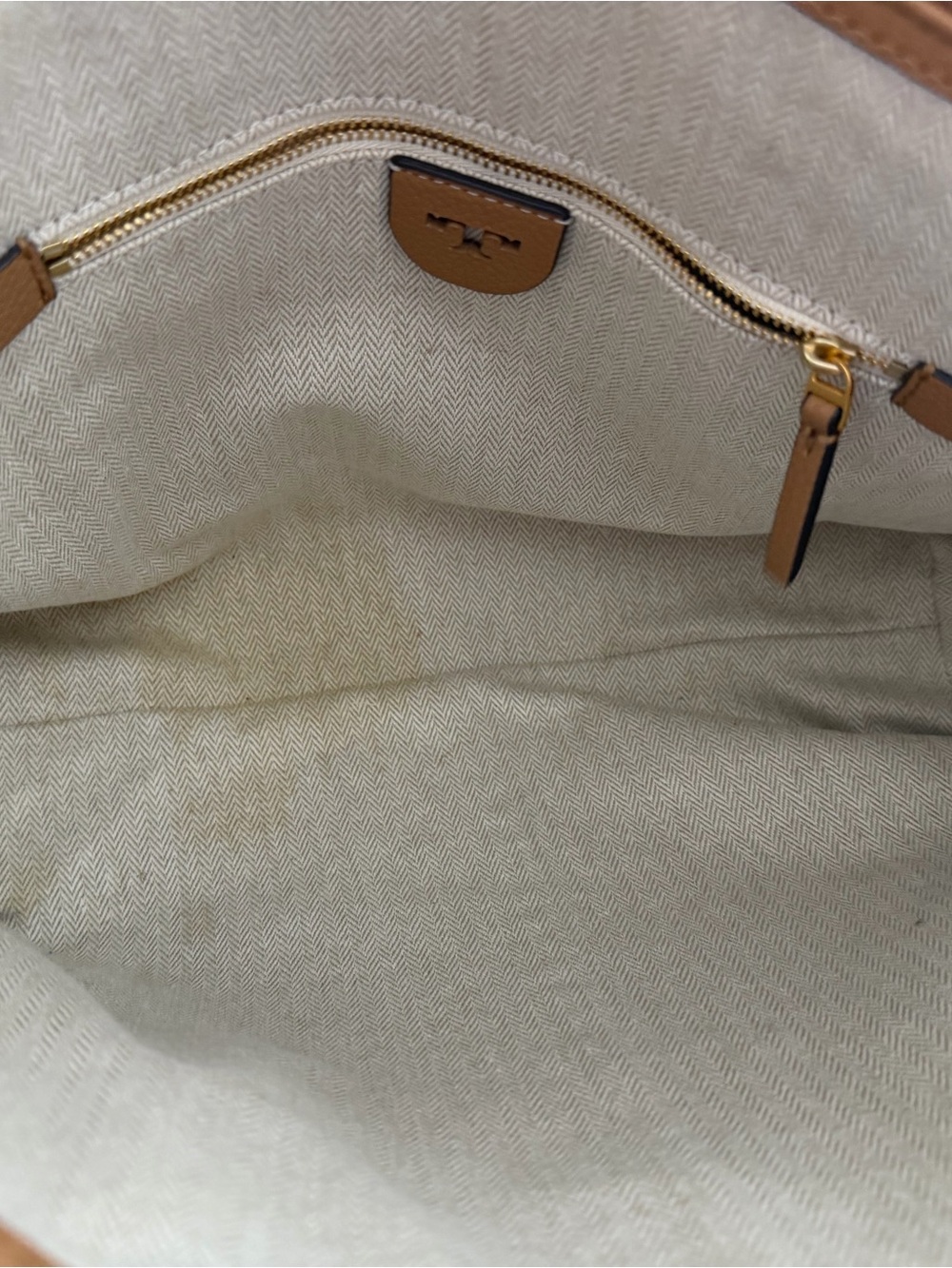 Tory Burch Mc Graw Satchel in Tiramisu - Picture 9 of 9